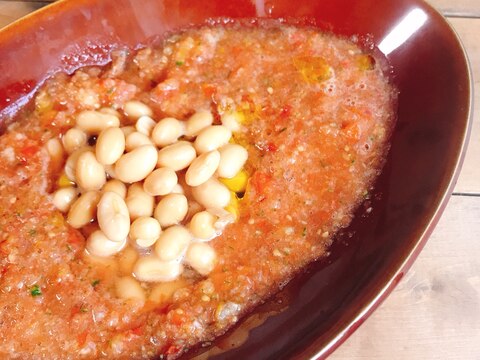 さっぱり！朝の大豆と飲める野菜